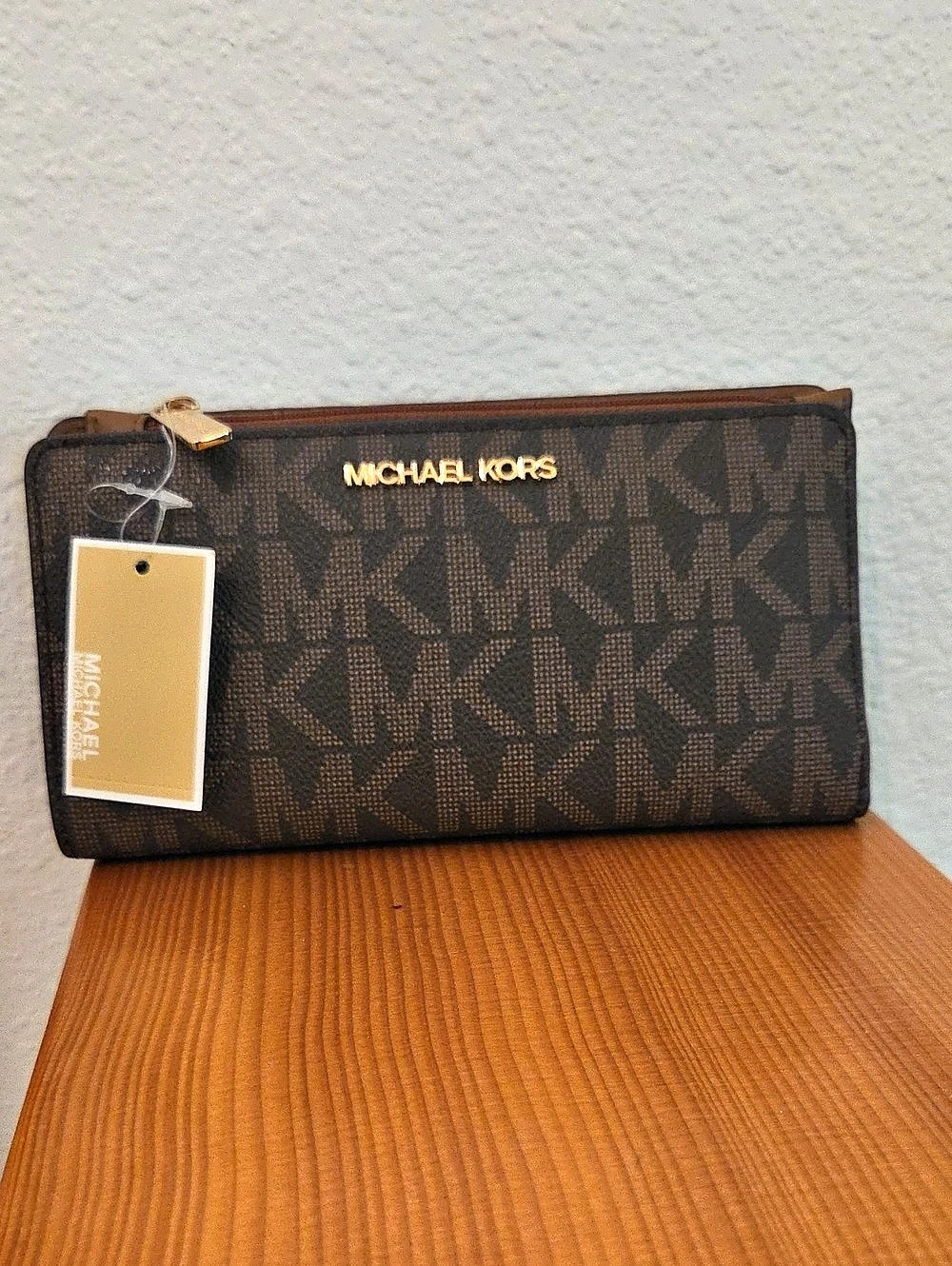 Michael Kors Jet Set Travel Continental Wallet Brown
